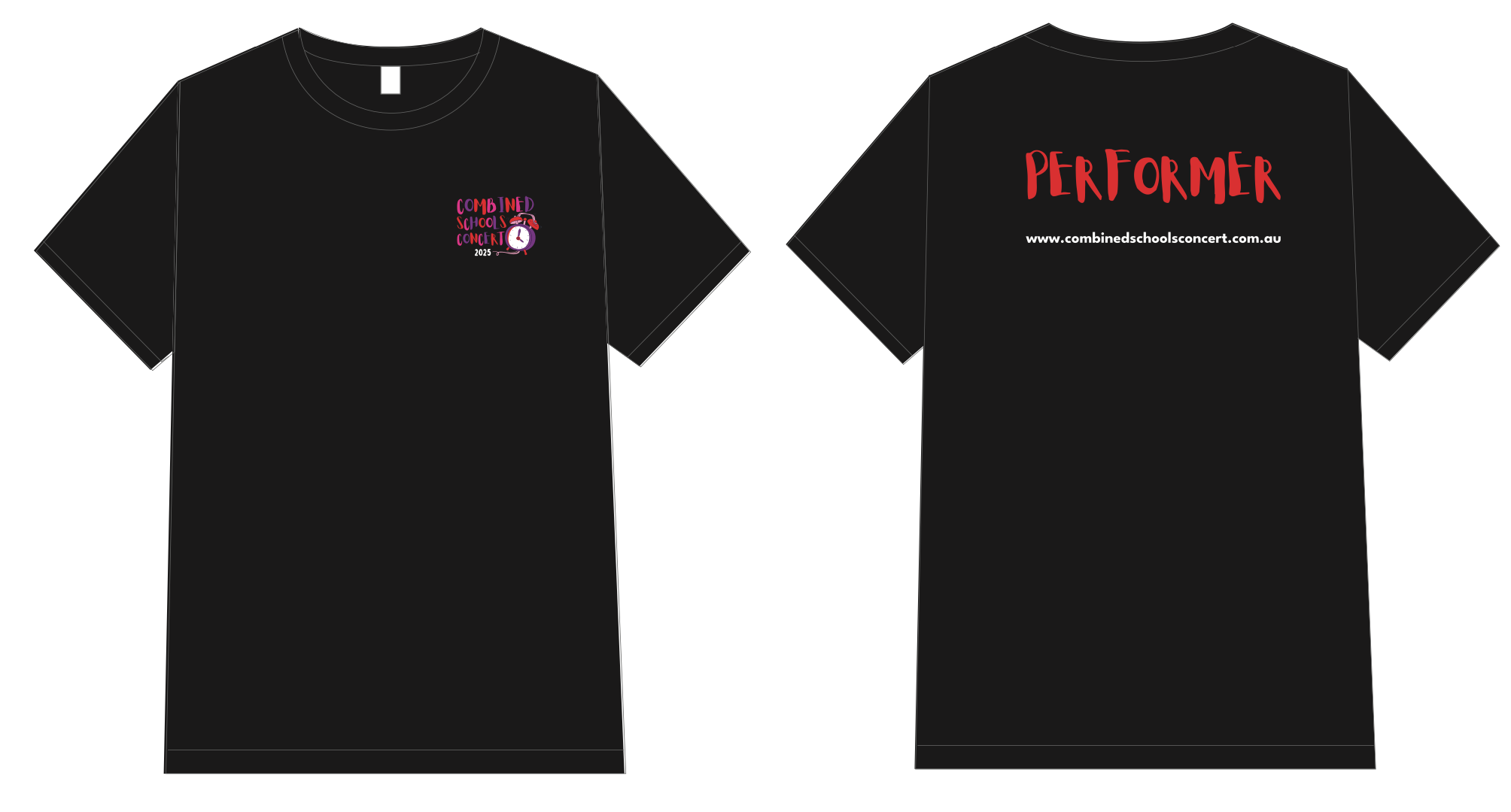 Combined Schools Concert Tees